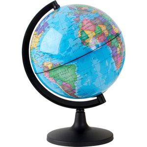 Spaarpot voor kinderen - Globe/Wereldbol/De aarde - Op standaard - Dia 14 cm
