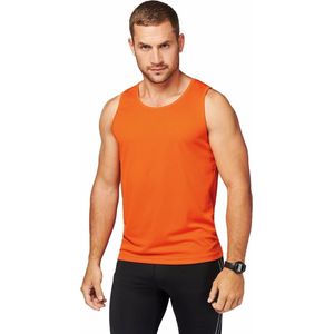 Oranje sport singlet voor heren L (40/52)