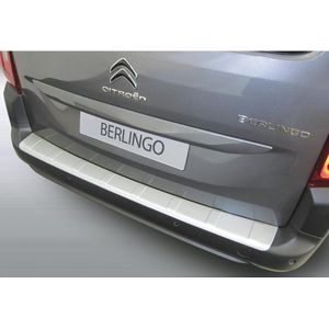 RGM ABS Achterbumper beschermlijst passend voor Citroën Berlingo Multispace / Peugeot Rifter / Opel Combo Tour (MPV) 2018- Zwart 'Ribbed'