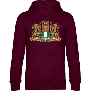 010 CASUALS ROTTERDAM HOODIE STADSWAPEN (AUTHENTIC) dark cherry