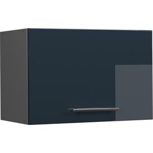 Vicco Fame-Line Keuken Hangkast – 60 cm Plat Donkerblauw hoogglans Plat