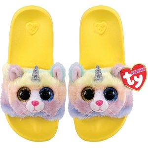 Ty - Fashion - badslippers maat L 36-38 - Unicorn - Slippers - flipflops - schoenen - teensletse - sletse - shoes - eenhoorn - meisjesbadslippers - meisjesschoenen - kids - badslippers