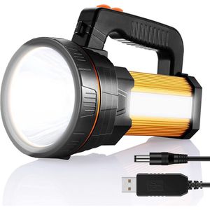Zaklamp Op Batterijen - Militaire Zaklamp - Ideaal Voor Noodpakket - Krachtige LED Zaklampen - Waterdicht - Extreem Helder - Zaklamp Voor Kamperen, Wandelen, Herfst En Survival