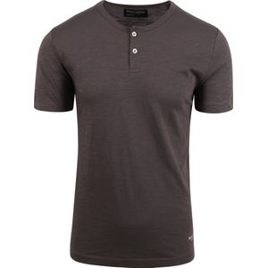 Marc O'Polo - T-Shirt Slub Bruin - Heren - Maat XXL - Regular-fit