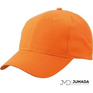 Jumada's Baseball Cap - Baseball Pet - Met 6 Panelen - Katoen - Oranje