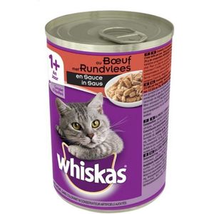Whiskas - Rund in Saus in Blik - 6x400g