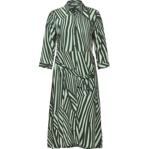 CECIL Print Dress Dames Jurk - cool khaki - Maat XL