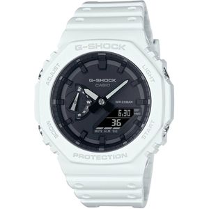 Casio G-Shock GA-2100-7AER Horloge - Kunststof - Wit - Ø 43 mm