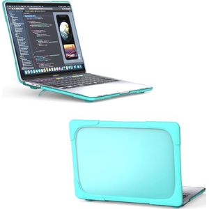Mobigear Laptophoes geschikt voor Apple MacBook Pro 13 Inch (2020-2022) Hoes Hardshell Laptopcover MacBook Case | Mobigear Shockproof - Turquoise - Model A2289 / A2251 / A2338
