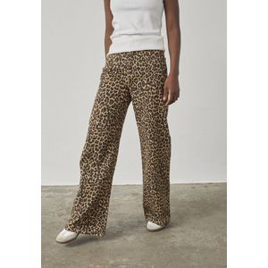 SISTERS POINT Owi-w.je10 Dames Jeans - Leo - Panterprint - Maat XS