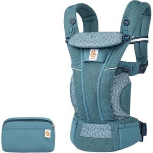 Ergobaby Omni Breeze Draagzak - Twilight Blue Daisies - baby draagzak