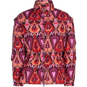 Lofty Manner Jas Jacket Veda Pi41 787 Heart Ikat Print Dames Maat - M