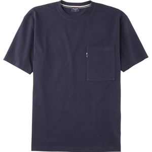 OLYMP Casual modern fit T-shirt - marineblauw - Maat: XL