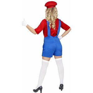 Super loodgieter pakje Mario vrouw - Maat S