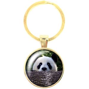 Sleutelhanger Glas - Panda