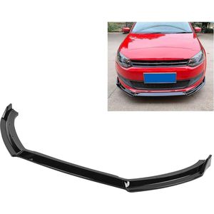 Exclusieve lipspoiler voor Polo MK5 6R Standard Pre‑Facelift 2009‑2014 - Bright black .