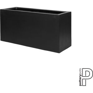 Plantenbak Jort - Zwart (L)80 x (B)30 x (H)40 cm | (L)80 x (B)30 x (H)40 cm