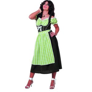 Lange dirndl jurk (grote maten) Eva