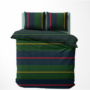 Nautica Dekbedovertrek - Dekbedovertrek 140 x 200 - Dekbedovertrekken - Dekbedovertrek 1 persoons - Heritage Groen Blauw