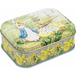 Beatrix Potter - Bewaarblik Peter Rabbit met Ei - 10,5 x 8 x 4 cm