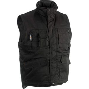 Herock Donar bodywarmer Lange rug (0902) - Zwart - XL