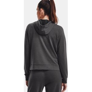 Under Armour Women Hoodie Under Armour Rival Terry FZ With hood Dark grey