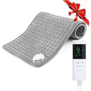 Verwarmingskussen 60 x 30 cm - Elektrische warmtekussen met 9 temperatuurstanden en automatische uitschakeling