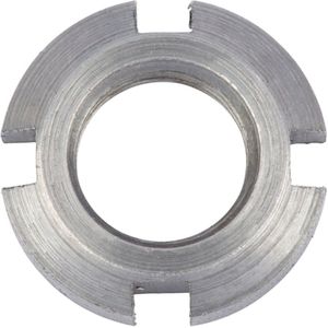 Wurth - DIN 981 staal blank - Kroonmoer DIN 981, staal, blank, voor spanbus - x 5 st
