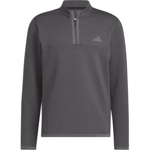 Golfsweater Adidas Microdot 1/4 Rits Charcoal Maat S