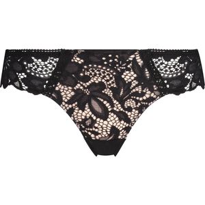 Hunkemöller Dames Lingerie String Shiloh - Zwart - maat M