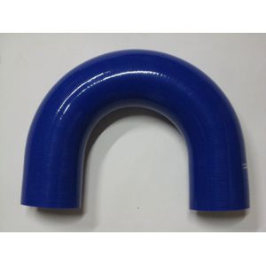 180 Graden bochten silicone - Blauw, 60mm