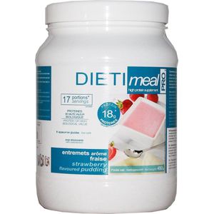 Dieti Aardbeien dessert - 450 gram - Maaltijdvervanger