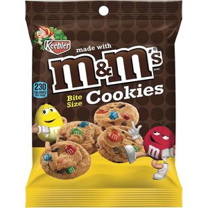 Keebler M&M Cookies - 5 Pack - Bite size cookies - Amerikaanse koekjes - 45g x 5