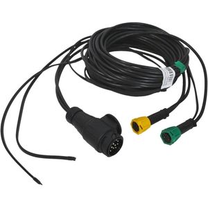 kabel set aspock 5 meter - dc kabel - kabelset 13 polige stekker - verlichtingskabel