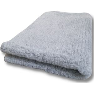 Vetbed Grijs Effen - Antislip Hondenmat - Hondenbed - Hondenmatras - Benchmat - 150 x 100 CM - Machine Wasbaar