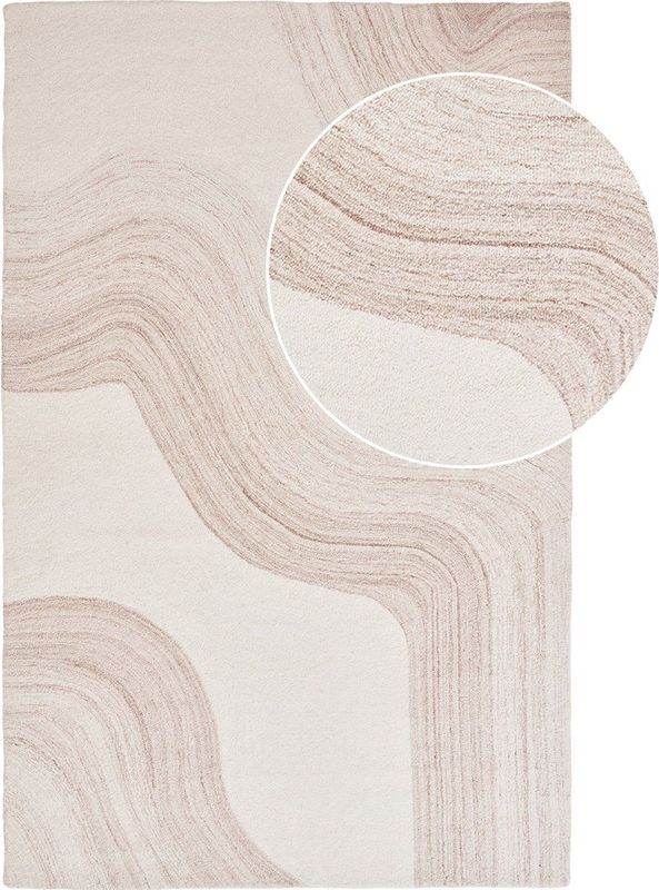 House Nordic Vloerkleed Surat - 200x300cm - Lichtbruin - Wol