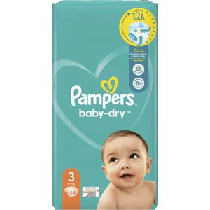 Pampers Baby Dry Luiers Maat 3 (6-10 kg) 54 stuks