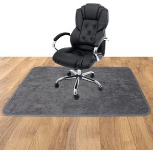 Bureaustoelonderlegger, 90 x 140 cm, 4 mm dikke onderlegger, bureaustoel, beschermingsmat, bureaustoel, antislip, stabiele vloerbeschermingsmat, rolmat, bureaustoel, onderlegmat voor laminaat, parket