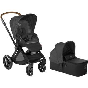 Jane Muum kinderwagen Cold Black (2022) + Jane Micro BB reiswieg + gratis luiertas & regenhoes t.w.v. €139,-