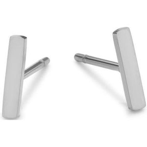 CO88 Collection Elemental 8CE 70325 Stalen oorbellen - 8 mm - Zilverkleurig