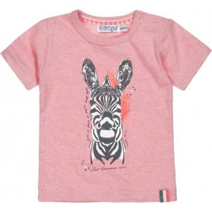Dirkje - T-shirt - Zebra - Roze - Maat 56