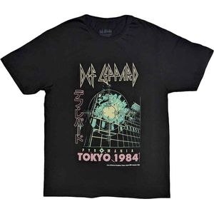 Def Leppard - Tokyo Heren T-shirt - S - Zwart