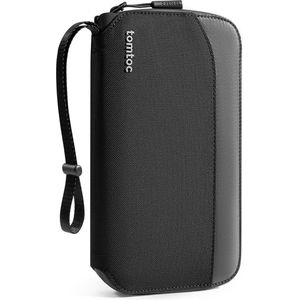 paspoorttas voor 4-6 paspoorten, paspoorthoes organizer tas met simkaarthouder en uitwerppin, RFID-bescherming, kaartvak, ID-tas voor familie, reizen