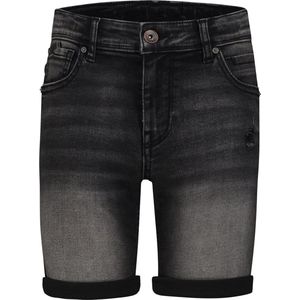 Ballin Amsterdam Denim short with damaging Jongens Jeans - Denim Dark Grey - Maat 10