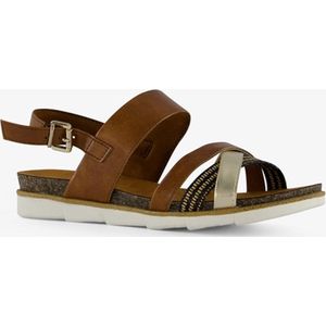 Nova dames sandalen bruin goud - Maat 41