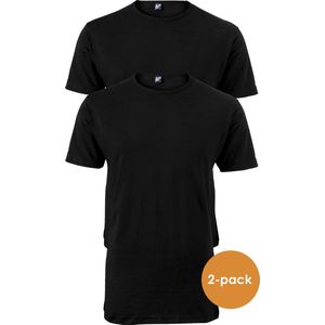 Alan Red - Derby O-Hals T-Shirt Black (2Pack) - Heren - Maat S - Regular-fit