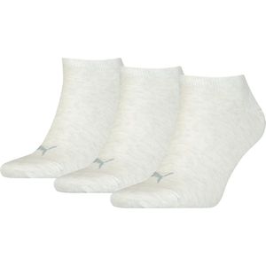 Puma 3-Paar Sneaker sokken - Katoen - Invisible - 46 - Crème