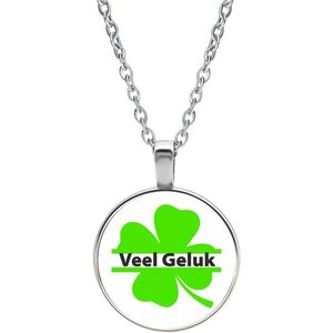 Ketting Glas - Veel Geluk