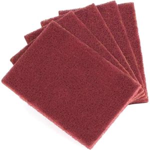 Schuursponzen keukenreinigingsdoek - multifunctionele reinigingsdoek - dubbelzijdige schuurdoek - reinigings- en polijstdoek - 5 stuks - 10 x 20 cm .