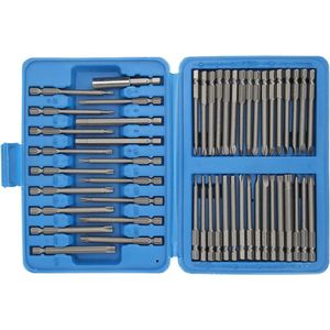 Schroevendraaier Bit Set 50st Magnetische Extra Lange Beveiliging Bit Set Multi Schroef Bits Set met Ster TP Ster Koppeling Vierkant Plat Kruis Hex Bits Boortoebehoren